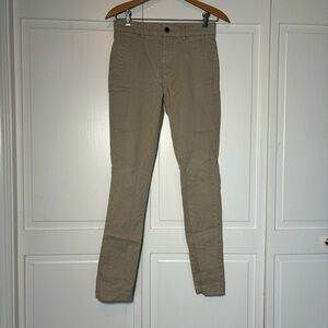 Topman Tan Cream Khaki Chino Skinny Pants 29 x 32